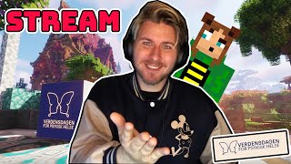 Spiller Minecraft MED DERE  Verdensdalen for Psykisk Helse [upl. by Brass]