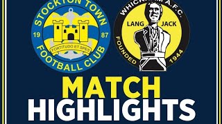 HIGHLIGHTS  Stockton Town 24 Whickham [upl. by Namrehs]