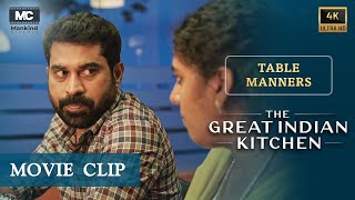 Table Manners  The Great Indian Kitchen  Movie Clip  Suraj Venjaramoodu [upl. by Unders]