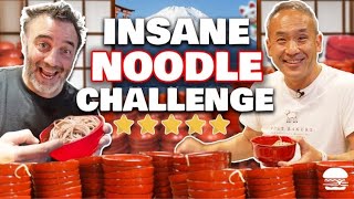 I challenged RyotarosJapan to Japan’s Most Insane Noodle Challenge [upl. by Evaleen609]