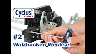 CYCLUS TOOLS® Ausbau und Wechsel der Walzbacken [upl. by Norabal418]