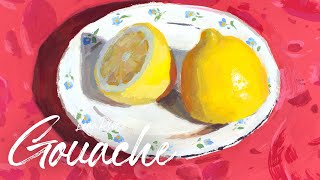 Gouache Sketchbook Painting  quotMy Favorite Saucerquot [upl. by Yramliw574]