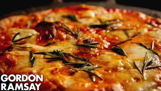 How to Make Margherita Pizza at Home  Gordon Ramsay [upl. by Maretz680]