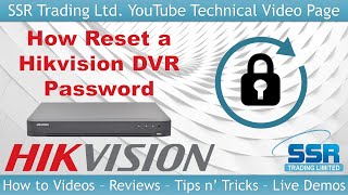 How to Reset Restore Hikvision DVR Password via PC SADP Tool [upl. by Auqinom]