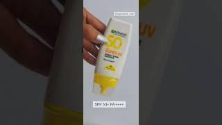 GARNIER Super UV Serum sunscreen SPF50 PA  New launch sunscreen sunscreen shorts skincare [upl. by Innad]