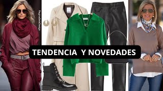 MODA TENDENCIA NOVEDADES PARA OTOÑO INVIERNO 20242025 PARA MUJERES CHIC [upl. by Maxa]