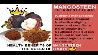 Mangosteen Benefits [upl. by Dewayne]