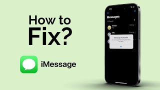 How To Fix iMessage Not Working On iPhone [upl. by Adlai234]