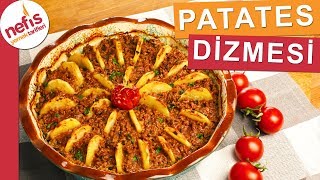 Fırında Kıymalı Patates Dizmesi  Çok Pratik Fırın Yemeği [upl. by Myrtia]