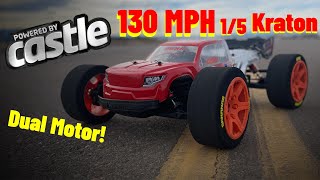 130MPH 15 Kraton 8s arrma castlecreations arrmakraton8s xlx2 [upl. by Dionisio178]