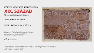 Köztéri művészet Szentendrén  XIX század [upl. by Billen154]