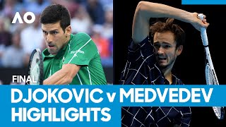 Novak Djokovic vs Daniil Medvedev Match Highlights F  Australian Open 2021 [upl. by Anitaf]