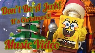 Lego Spongebob Don’t Be A Jerk It’s Christmas Music Video [upl. by Jerrome]