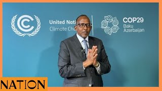 Environment CS Duale at COP29 Middle class not informal settlement dwellers pollute Nairobi River [upl. by Lehet987]