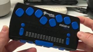 Tuto  connecter la plage braille Focus 14 Blue à un appareil Android [upl. by Wan]