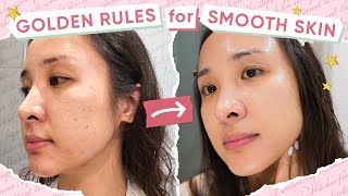 ✨Golden rules✨ for SMOOTH SKIN TEXTURE [upl. by Elwyn671]