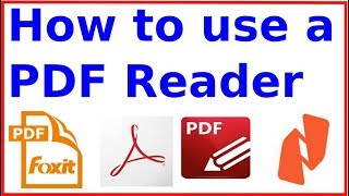 How To Use A PDF Reader Effectively  Explained With The Free Foxit PDF Reader  01 [upl. by Jamison]