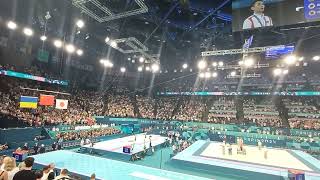 China anthem in the Artistic Gymnastics competition of the Paris Olympics [upl. by Venditti]