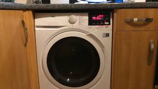 AEG 7000 Series Washer Dryer Start Up [upl. by Alet]