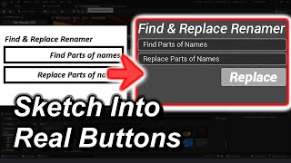 Custom Tools in UE 54  Part 03  Renamer Layout UE5 [upl. by Anirec242]