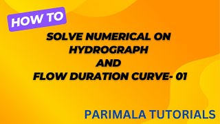 Numerical on Hydrographs and Flow Duration CurveRenewable Energy01 [upl. by Brout]