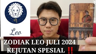 ZODIAK LEO BULAN JULI 2024‼️ADA HAL PENTING SOAL KEUANGAN ASMARA KARIR [upl. by Haukom]