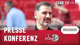 Die PK mit Cristian Fiél amp Horst Steffen  1 FC Nürnberg  SV Elversberg 30 [upl. by Fidellia]