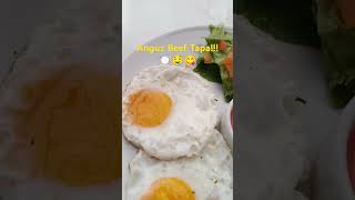 NextLevel Tapsilog Angus Beef Tapa by La Creperie shorts shortvideo viralshorts food short [upl. by Nosro116]