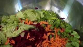 RECETTE DE SALADE CAROTTES BETTERAVES ETC [upl. by Marty619]