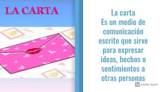 5o Grado  Las cartas formales e informales [upl. by Annerb]