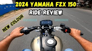 2024 Yamaha FZX 150 Ride Review  New Colour Updates  Price amp Mileage [upl. by Alag]