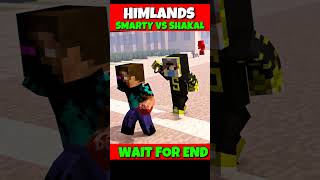 HIMLANDS SMARTY PIE VS SHAKAL FIGHT  himlands yessmartypie shortvideo shorts viral smartypie [upl. by Eevets437]