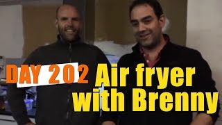 Air fryer chips with Brenny  Spud Fit Challenge day 202 [upl. by Melia]