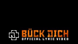 Rammstein  Bück Dich Official Lyric Video [upl. by Bocyaj]