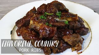 BEAR BITES FLAVORFUL COUNTRY Instant Pot BBQ Pork Ribs [upl. by Rocker227]