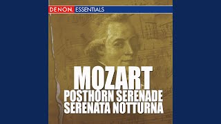 Posthorn Serenade No 9 In D Major KV 320  Menuetto Trio I Trio II quotPosthornquot [upl. by Fulmer]