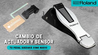 ¿Cómo ARREGLAR pedal ROLAND FD8 Actuador y Sensor Nuevo [upl. by Neelyk]