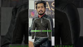 NEW DESIGN IN LEATHER JACKET leatherjackets trendingleather jafrabad [upl. by Lammond]