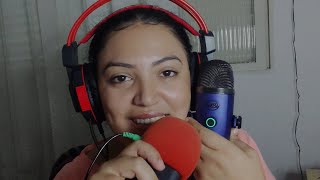 ASMR TESTANDO GATILHOS  BLUE YETI E TASCAM [upl. by Rahm697]