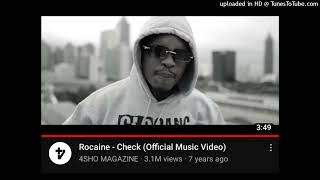 Rocaine  Check Official Instrumental [upl. by Jaela]