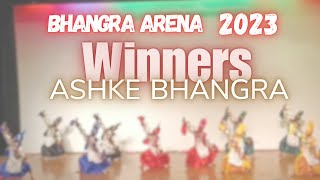 Bhangra Arena 2023  Winners Music Category  ASHKE BHANGRA [upl. by Saucy]