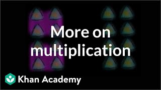 More on the concept of multiplication  Multiplication and division  Arithmetic  Khan Academy [upl. by Kcirdla]