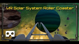 360° video VR Solar System RollerCoaster [upl. by Popper274]