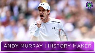 The EPIC Triumphs InFull  Emotional scenes from Andy Murrays 2013 amp 2016 Wimbledon title wins [upl. by Haydon]