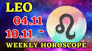 Leo ♌ 🤩 𝐌𝐚𝐧𝐢𝐟𝐞𝐬𝐭𝐢𝐧𝐠 𝐘𝐨𝐮𝐫 𝐃𝐫𝐞𝐚𝐦𝐬 🎊 4  10 November 2024 Weekly Horoscope [upl. by Orelu425]