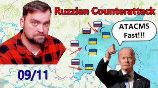 Update from Ukraine  Big News Ruzzia Counterattacks in Kursk  USA gives permission for ATACMS [upl. by Maynard]