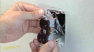 How to Replace a Standard Electrical Outlet For Dummies [upl. by Mackay9]