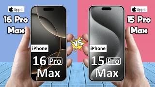 iPhone 16 Pro Max Vs iPhone 15 Pro Max  Full Comparison 🔥 [upl. by Anitsugua]