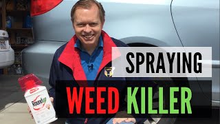 How to Spray Liquid Weed Killer from a Pressurized Tank  How To Kill Weed With DIY Sprayer [upl. by Nywde187]