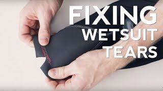 Fixing Wetsuit Tears  Quick Scuba Tips [upl. by Ibbetson]